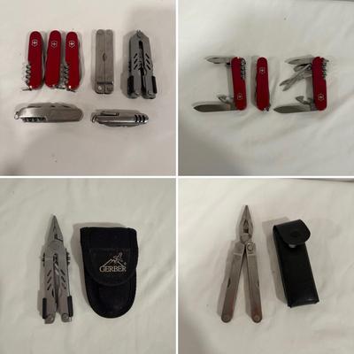 Victornox Swiss Army Knives, Leatherman & More (G-MG)