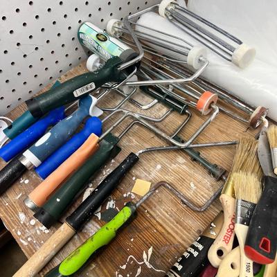 Huge Assortment of Painting, Drywall & Other Tools/Supplies (G-RG)