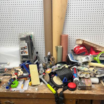 Huge Assortment of Painting, Drywall & Other Tools/Supplies (G-RG)