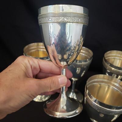 Silver Gobblets and Monogrammed Cups (LR-KD)