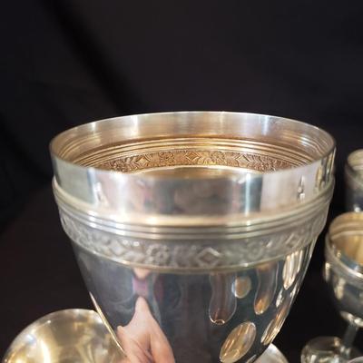Silver Gobblets and Monogrammed Cups (LR-KD)