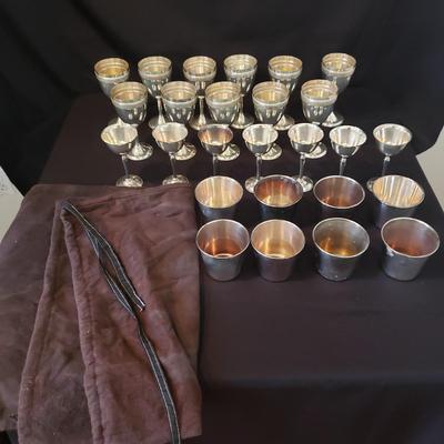 Silver Gobblets and Monogrammed Cups (LR-KD)