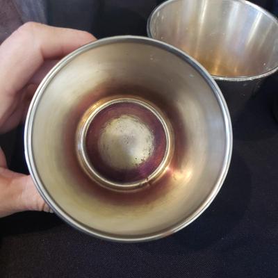 Silver Gobblets and Monogrammed Cups (LR-KD)