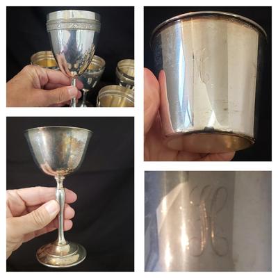 Silver Gobblets and Monogrammed Cups (LR-KD)