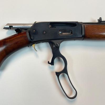 Sale Photo Thumbnail #17: 1975 Marlin Model 336 Lever-Action Rifle – “JM” Stamp – 95% Original Finish
Serial Number:  25145403
Vintage North Haven, CT Production | .30-30 Winchester
A true collectible from Marlin’s golden era!
Offered here is a vintage 1975 Marlin Model 