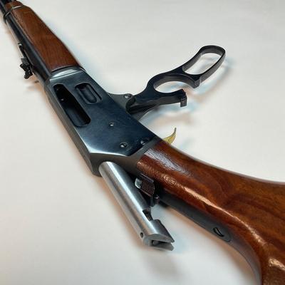 Sale Photo Thumbnail #19: 1975 Marlin Model 336 Lever-Action Rifle – “JM” Stamp – 95% Original Finish
Serial Number:  25145403
Vintage North Haven, CT Production | .30-30 Winchester
A true collectible from Marlin’s golden era!
Offered here is a vintage 1975 Marlin Model 