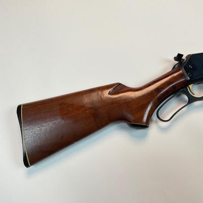 Sale Photo Thumbnail #13: 1975 Marlin Model 336 Lever-Action Rifle – “JM” Stamp – 95% Original Finish
Serial Number:  25145403
Vintage North Haven, CT Production | .30-30 Winchester
A true collectible from Marlin’s golden era!
Offered here is a vintage 1975 Marlin Model 