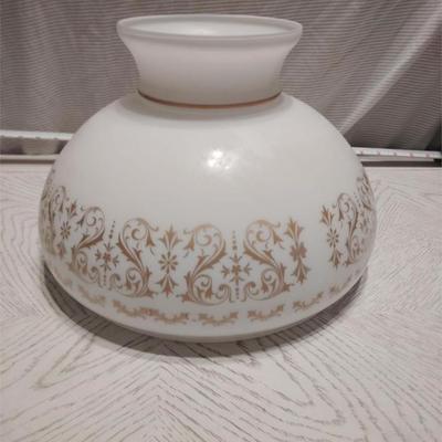 large glass lamp shade