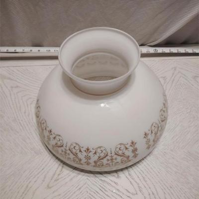 large glass lamp shade