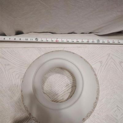 large glass lamp shade