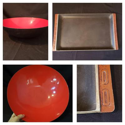 Nordic Ware and Enameled Bowl (LR-KD)