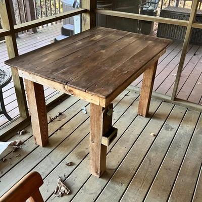 Rustic Wooden Table (BD-RG)