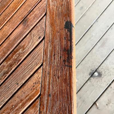 Kingman Teak Table W/ Folding Chairs Patio Set (BD-RG)