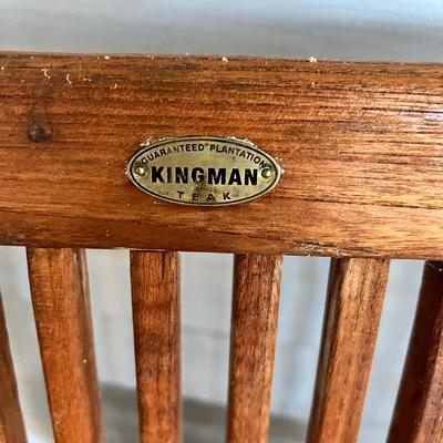 Kingman Teak Table W/ Folding Chairs Patio Set (BD-RG)