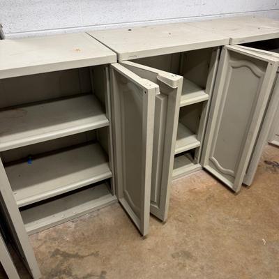 Five Plastic Cabinets (G-MG)