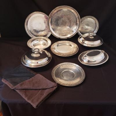 Wilcox and Reed and Barton Silver Plated Service Ware (LR-KD)
