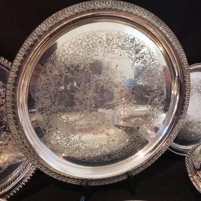 Wilcox and Reed and Barton Silver Plated Service Ware (LR-KD)