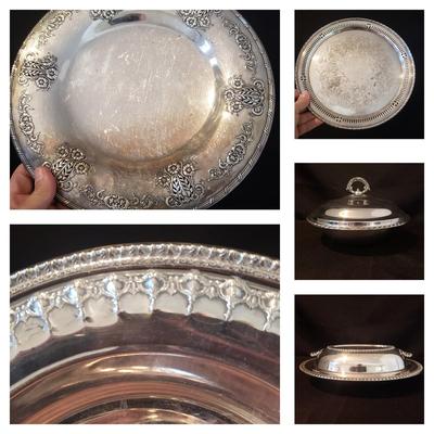 Wilcox and Reed and Barton Silver Plated Service Ware (LR-KD)