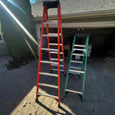 8’ and 6’ Werner Fiberglass Ladders