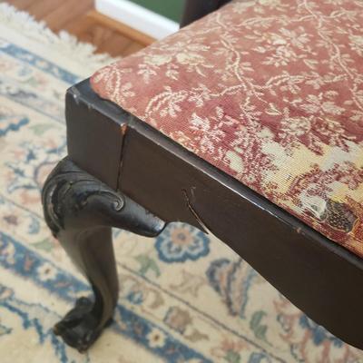 Mechanics Furniture Co Antique Clawfoot Dining Table w/ Two Leaves and Six Chairs (DR-KD)