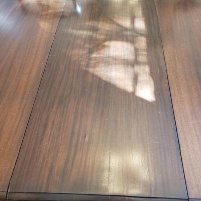 Mechanics Furniture Co Antique Clawfoot Dining Table w/ Two Leaves and Six Chairs (DR-KD)