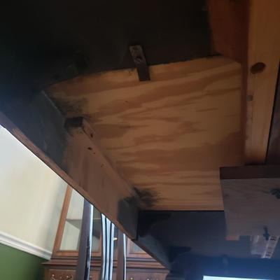 Mechanics Furniture Co Antique Clawfoot Dining Table w/ Two Leaves and Six Chairs (DR-KD)