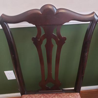 Mechanics Furniture Co Antique Clawfoot Dining Table w/ Two Leaves and Six Chairs (DR-KD)