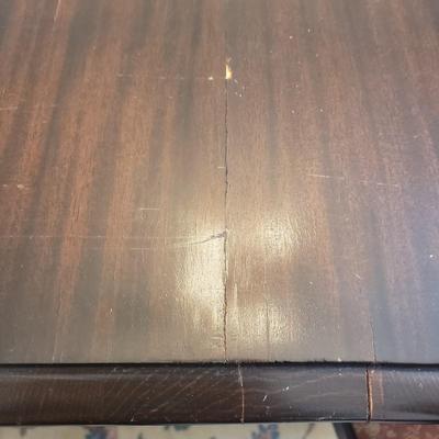 Mechanics Furniture Co Antique Clawfoot Dining Table w/ Two Leaves and Six Chairs (DR-KD)