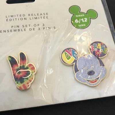 Disney store Mickey Mouse memories pin set of 3 June 2018 series