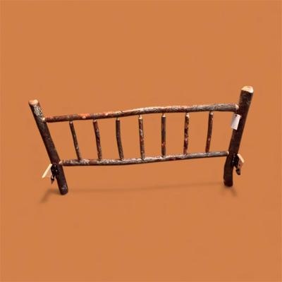 Queen Rustic Cabin Wooden Log / Twig Bed Frame with Headboard and Footboard (BR2)
