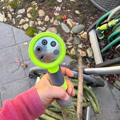 Ames Aluminum Hose Reel Cart plus Suncast Hose Reel and Hideaway House