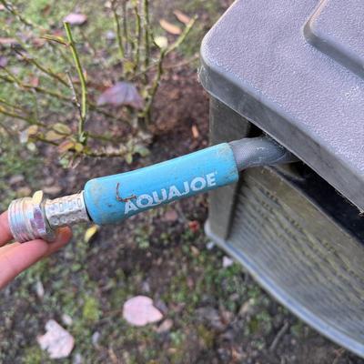 Ames Aluminum Hose Reel Cart plus Suncast Hose Reel and Hideaway House