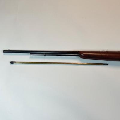 Sale Photo Thumbnail #50: Offered is a vintage Remington Model 512 The Sportmaster rimfire rifle — a classic mid-century bolt-action .22 with the original tubular magazine and traditional one-piece hardwood stock. The stamped barrel code LTT dates the barrel to Feb. 1948, placin