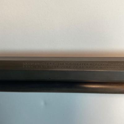 Sale Photo Thumbnail #63: Winchester’s legendary John & Matthew Browning–designed slide-action .22 rifle, prized by collectors and vintage-shooting enthusiasts alike. This late-production Model 1890 (often called the “Gallery Gun”) represents the final evolution of Winches