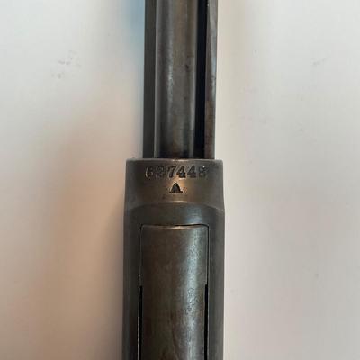 Sale Photo Thumbnail #68: Winchester’s legendary John & Matthew Browning–designed slide-action .22 rifle, prized by collectors and vintage-shooting enthusiasts alike. This late-production Model 1890 (often called the “Gallery Gun”) represents the final evolution of Winches