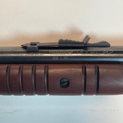 Sale Photo Thumbnail #87: The Taurus Model: 62 is faithful recreation of the legendary Winchester Model 62, this Taurus pump rifle delivers the same slick, gallery-gun feel with modern Brazilian steel craftsmanship. Produced by Forjas Taurus S.A., these rifles have become increasi