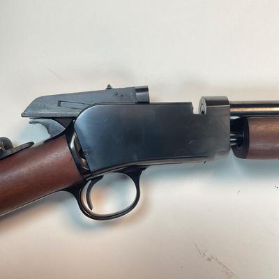 Sale Photo Thumbnail #92: The Taurus Model: 62 is faithful recreation of the legendary Winchester Model 62, this Taurus pump rifle delivers the same slick, gallery-gun feel with modern Brazilian steel craftsmanship. Produced by Forjas Taurus S.A., these rifles have become increasi