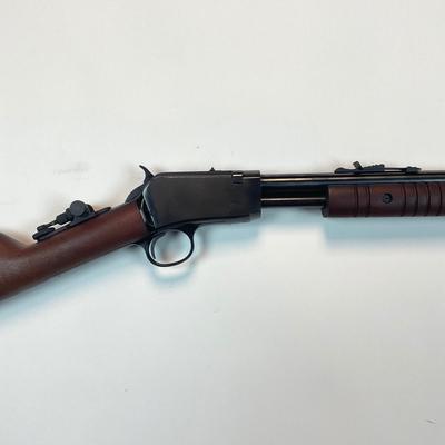 Sale Photo Thumbnail #79: The Taurus Model: 62 is faithful recreation of the legendary Winchester Model 62, this Taurus pump rifle delivers the same slick, gallery-gun feel with modern Brazilian steel craftsmanship. Produced by Forjas Taurus S.A., these rifles have become increasi