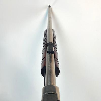 Sale Photo Thumbnail #115: Offered is a Rossi Model 62 SA Stainless Steel Pump-Action Rifle chambered in .22 Long Rifle, serial G240165 — a modern Brazilian reproduction of the legendary Winchester Model 62 “gallery gun.” This stainless Rossi captures the timeless design, smo