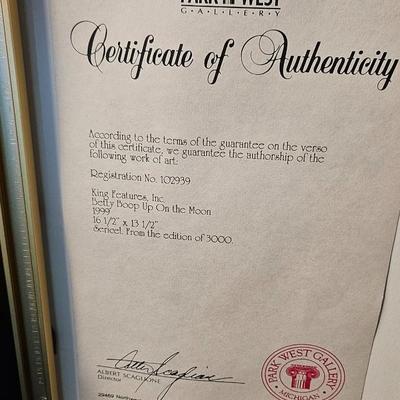 Betty Boop Over the Moon!