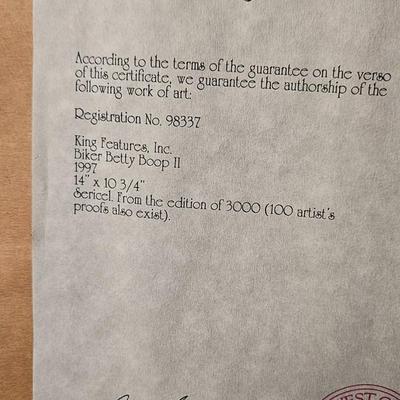 Betty Boop the Biker