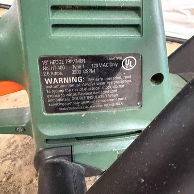 Black & Decker Alligator Loppers & Two Hedge Trimmers (G-MG)