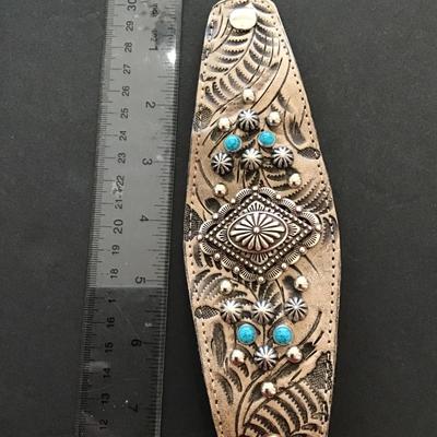 Very nice America west genuine, leather fashion bracelet