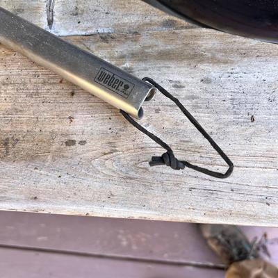 Weber Grill W/ Customized Hand Built Rolling Cart (BD-RG)