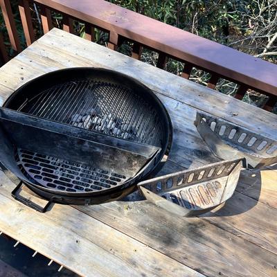 Weber Grill W/ Customized Hand Built Rolling Cart (BD-RG)