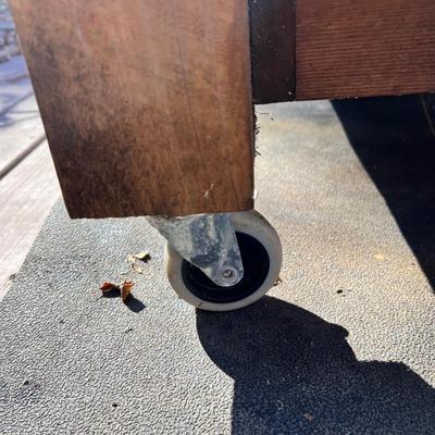 Weber Grill W/ Customized Hand Built Rolling Cart (BD-RG)