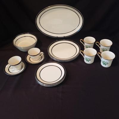 Lenox "Venture" Dishes and Four Dimensions Collection Mugs (DR-KD)