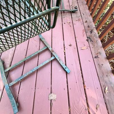 Wrought Iron Patio Table, Chairs & Side Table (BD-RG)