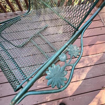 Wrought Iron Patio Table, Chairs & Side Table (BD-RG)