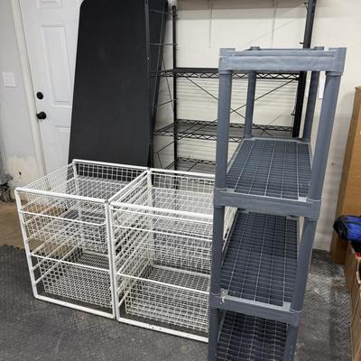 Metal Shelving Unit, Two Metal Storage Systems & More (G-MG)
